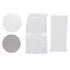 Set Baby Pacifier, Stylish DIY Photo Decoration Infant Bling Pacifier Clip for Newborn (White M)