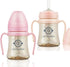 GROSMIMI PPSU Spill Proof Magic Sippy Cup 6 oz Bundle (Pink,Peach) 2 Pack