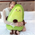 27 Inch Large Green Simulation Avocado Plush Toy Doll, Holiday Warm Gift Plush Toy Pillows (Seated-35Inch)
