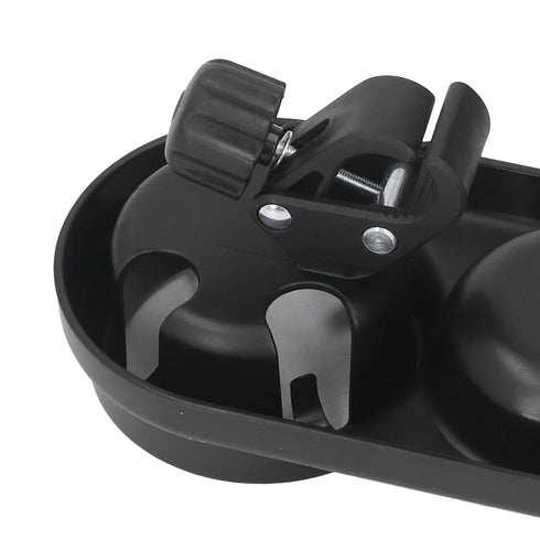 ViaGasaFamido Stroller Cup Holder with Snack Tray, 2 in 1 Universal Multifunction Organizer Attachment for Snack Drink