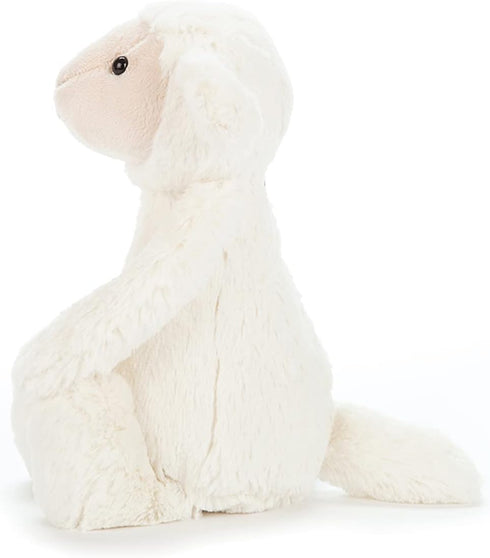 Jellycat Bashful Lamb Stuffed Animal, Medium 12 inches - Classic Lamb and Sheep Plush Toy Gift