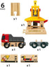 BRIO World 33280 Freight Goods Station | Versatile Toy Train Set for Kids, Sustainable Wood Construction