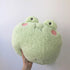Frog Plush Pillow, Adorable Stuffed Animal (15 * 14 inch), Home Cushion Decoration for Kids and Adults