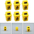 Toyvian 6Pcs Mini Trash Can Toy, Dollhouse Trash Can Educational Garbage Pail Model Toy