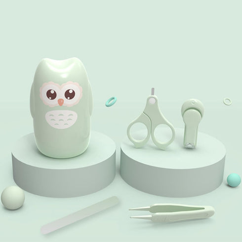 Set Baby Nail Clipper Kit for Newborns Safe Nail Scissors for Infants Comfort Grip Handles Toddler Manicure File