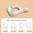 0-2 Baby Neck Pillows, Comfortable Baby Travel Head Neck Support for Car Seat Stroller Pushchair, Soft PP Cotton Travel