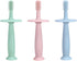 PandaEar 3 Pack Silicone Baby Toothbrush Teethers, Teething Toys for Infants 0-12 Months