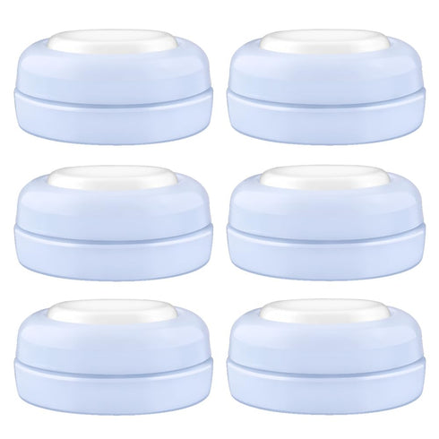 Maymom Screw Lids, Travel Caps with Rewritable Sealing Disc for Avent Bottles, 6pcs (Blue)