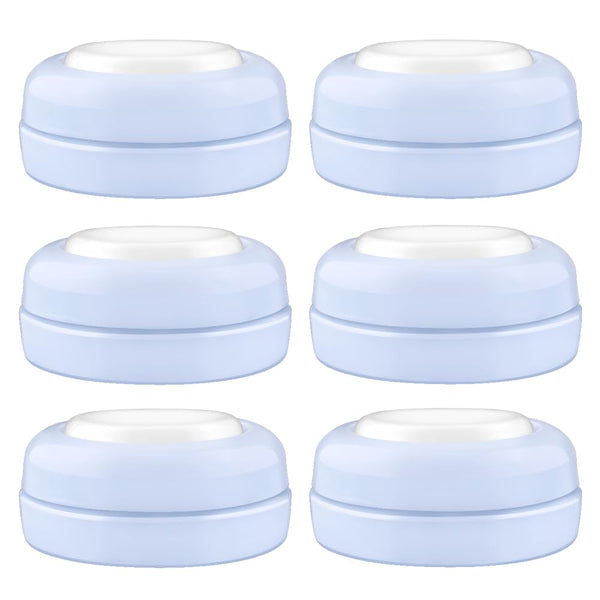 Maymom Screw Lids, Travel Caps with Rewritable Sealing Disc for Avent Bottles, 6pcs (Blue)