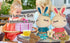 Set of 2 Easter Plush Bunny Rabbit - 18.3 in Doll Rabbit Stuffed Animal - Huggable Rabbit for Christmas and Easter