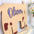 Customizable Giraffe Height Chart - Wooden Growth Ruler for Kids' Rooms