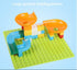 6 Pack Large Building Brick Baseboard Green 10 x 10 Inch Baseplates Compatible with DUPLO, MEGA for DIY Play Table