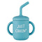 Stephan Baby Sippy Cups - Soft Silicone Training Cup with Lid & Straw, 4-Ounce, Beach Bum