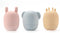 Loulou Lollipop Silicone Squirt and Play Mold-Free Bath Toys, Pastel