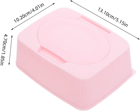 Zerodeko Wipes Holder Dust Wipes Container for Travel Home Nursery Portable Makeup Cotton Organizer Dispenser