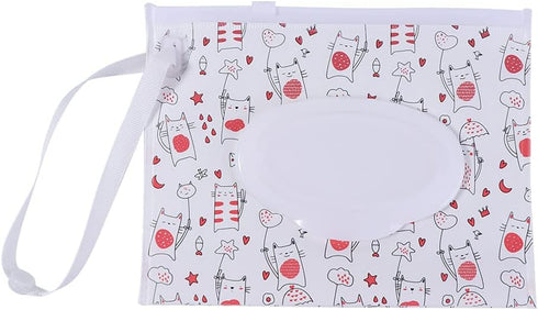 Generic Wet Wipes Bag Cartoon Lightweight Wipes Case Portable Reusable Travel Eco-Friendly Wipes