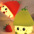 2 Strawberry Night Light, Cute Fruit Night Lamp for Kids Bedroom USB Rechargeable Lamps Brightness Levels, Nursery