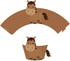 CC HOME 24 pcs Farm Animal Cupcake Wrappers for Baby Shower, Birthday Party, Wedding Decorations