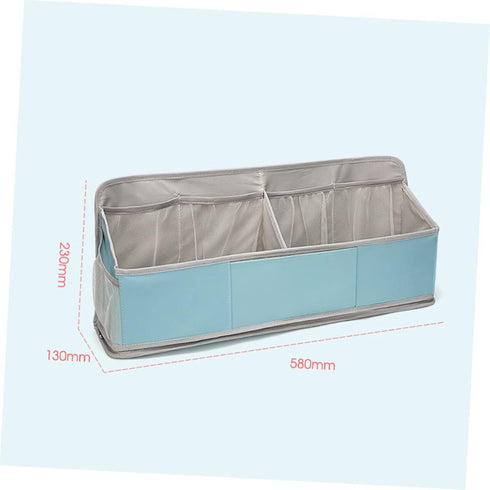 Diaper Organizer Hanging Storage Bag Multi-functional Crib Organizer for Essentials and Material for Changing Tables