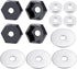 4Pcs 14mm to 17mm CNC Wheel Hex Hub Adapter for 1/8 Typhon/Kraton/Outcast/Notorious RC Big Rock Crawler Upgrades