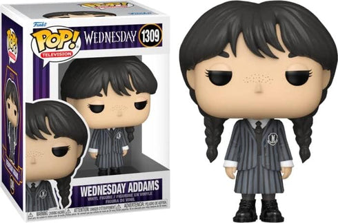 POP Wednesday Addams Funko Vinyl Figure - 3.75 inches, Multicolor (Includes Compatible Box Protector Case)