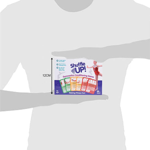 70+ 2 Shuffle Up Gymnastics Card Games - Fun & Active Skills Cards for Kids, Fitness Cards Develop Fundamentals