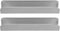 Healvian 2pcs Fence Reinforcement Grooves - U Shaped Gates Groove Steel Pet Gate Door Reinforcement Tools for Stairs