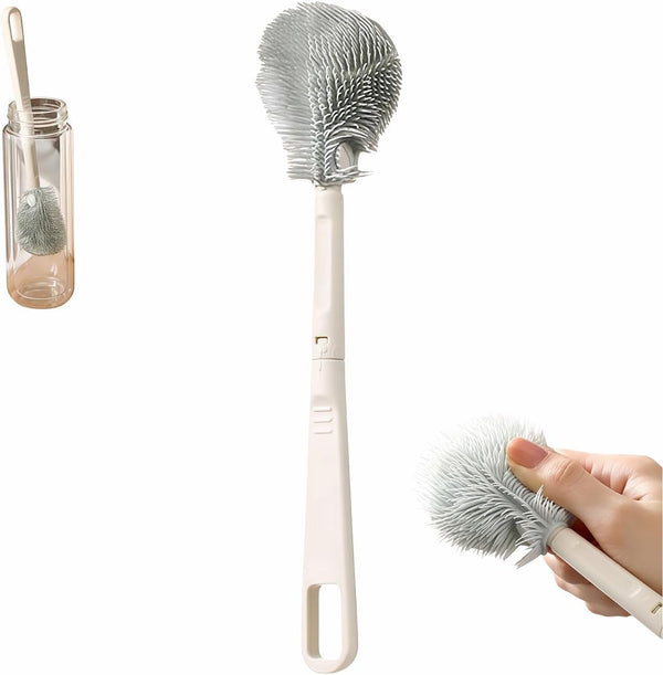 Tyxzle Silicone Bottle Brush, Cup Brush. Detachable Brush Head Handle, Perfect for Cleaning