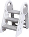 JoyrChld Step Ladder 3 Step Folding Toddler Step Stool for Kids Three Step