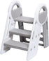 JoyrChld Step Ladder 3 Step Folding Toddler Step Stool for Kids Three Step