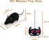 Giveme5 Remote Control Fake Rat Realistic Mouse Cat Toy, Interactive Toy Figures for Cats, Black