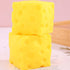 Generic 2 Pack, Jumbo Cheese Squishy, Large Cube Block, Slow Rising, Stress Relief, Sensory Fidget Toy, Yellow, Soft