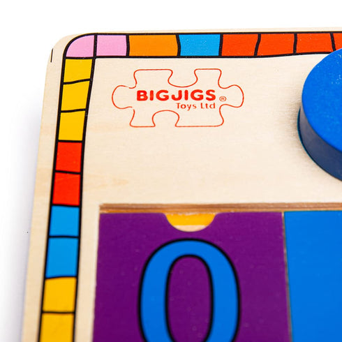 Bigjigs Toys Wooden Learn to Count Stacking Toy
