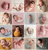 Coberllus Newborn Baby Ripple Swaddle Blanket for Boys and Girls Photo Sessions