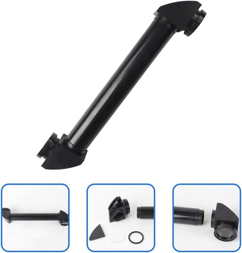 Totority Adjustable Periscope Outside Toys, Plastic Mirror for Physics Optics Experiment, Detachable Black Turnicate Kit