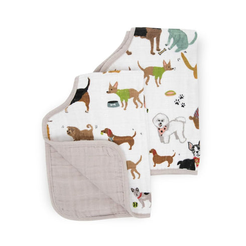 2 Pack Set 2 Little Unicorn Ultra-Absorbent Premium Burp Cloth | Soft on Baby's Skin | Larger Size | Ergonomic Design |