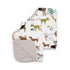 2 Pack Set 2 Little Unicorn Ultra-Absorbent Premium Burp Cloth | Soft on Baby's Skin | Larger Size | Ergonomic Design |