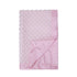 Pro Goleem Baby Soft Minky Dot Blanket with Silky Satin Backing for Girls (Pink, 30’’ x 40’’)