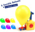 3+ LiKee Balloon Powered Cars Balloon Racers with Manual Balloon Pump for Kids Boys Girls and Classroom (Yellow