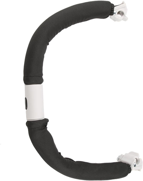 Zerone Universal Stroller Bumper Bar, Adjustable Grab Handle with Soft Grip for Baby Strollers, Detachable Safety