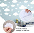 31pcs Big Clouds Vinyl Wall Decals, Removable Wall Art Decor for Living Room Nursery Kids Room