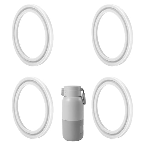 BOXOB 4pcs Seal Rings for BOLOLO Portable Bottle Warmer, Premium Silicone Lid Ring