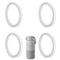 BOXOB 4pcs Seal Rings for BOLOLO Portable Bottle Warmer, Premium Silicone Lid Ring