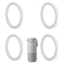 BOXOB 4pcs Seal Rings for BOLOLO Portable Bottle Warmer, Premium Silicone Lid Ring