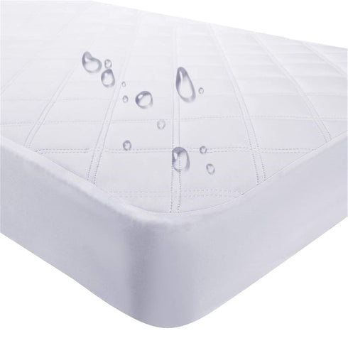 Yoofoss Waterproof Crib Mattress Protector, Quilted Pad Cover, Ultra Soft, Machine Washable for Standard Crib
