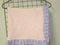 Gita Knitted Pink Chenille Blanket Trimmed with Lilac Chenille for Newborns Infants
