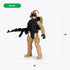 Boley 6-Pack Elite Force Army Men Toy Set - Figurines and Accessories for Kids Ages 3 and Up!