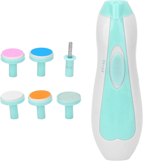 DOACT 6 Baby Infs Nail File, Baby Electric Nail Grinder Baby Nail File Kit Portable Infs Nail File with Grinding Head
