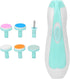 DOACT 6 Baby Infs Nail File, Baby Electric Nail Grinder Baby Nail File Kit Portable Infs Nail File with Grinding Head