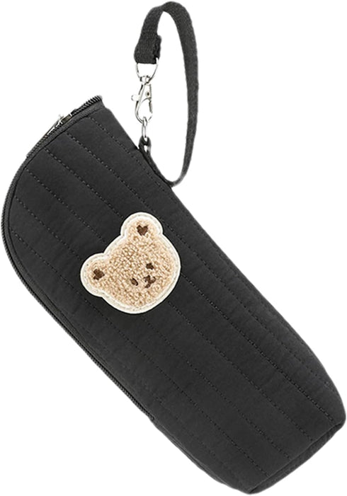 Generic Aluminum Film Insulated Baby Bottle Bag stroller bottle holder, cartoon bear storage pouch | thermal milk